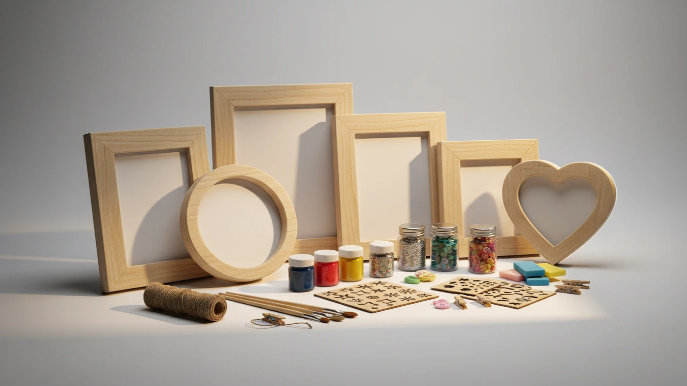 Kit de Porta-Retratos Personalizáveis