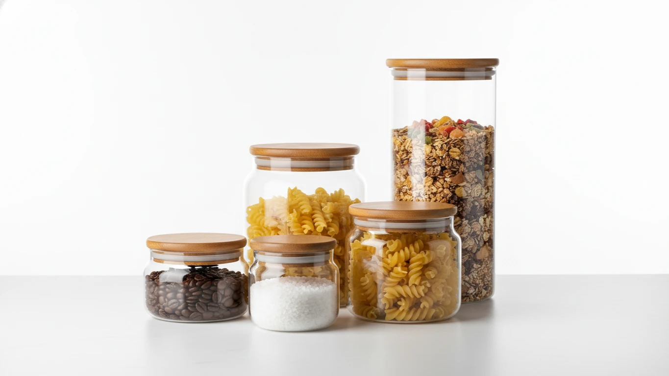 Kit de Potes Herméticos de Vidro