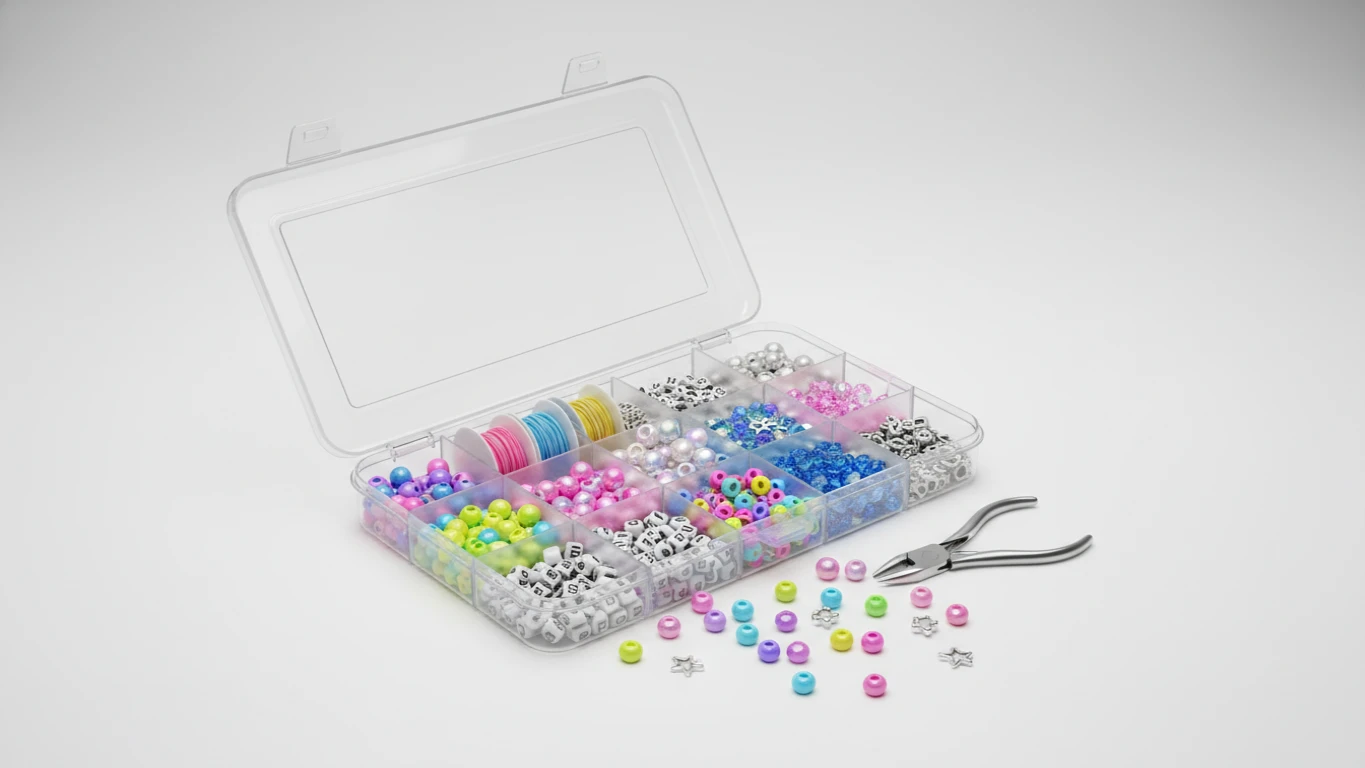 Kit de Pulseiras e Miçangas para Montar