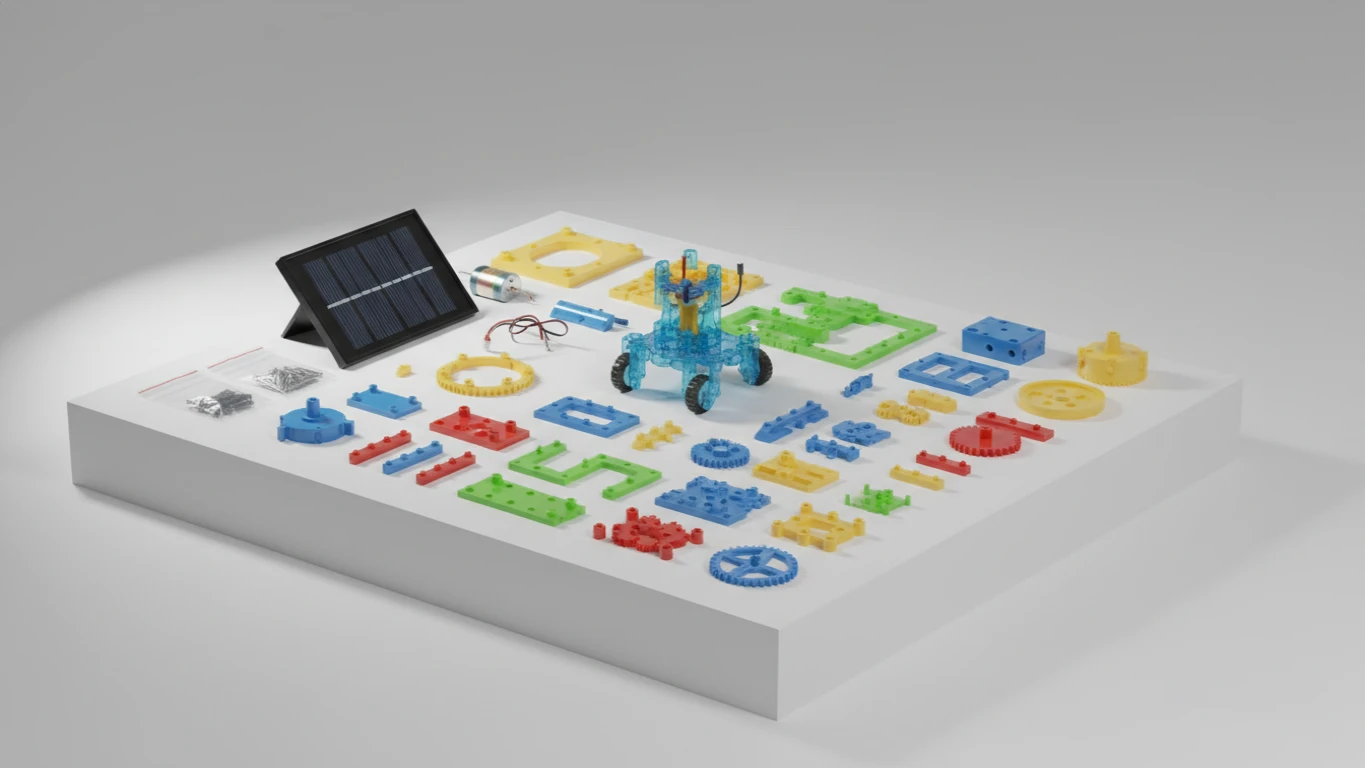 Kit de Robôs Solares para Montar