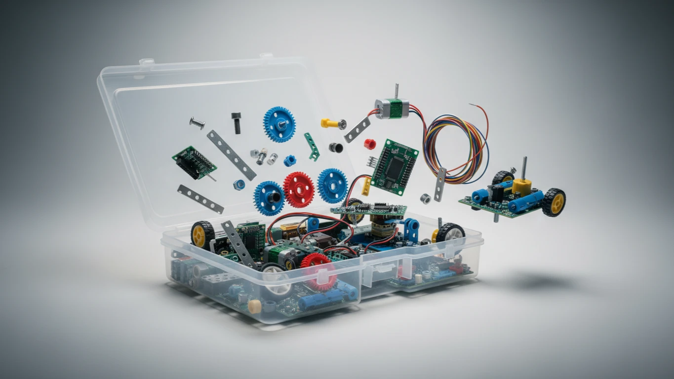 Kit de Robótica Educacional (Montagem)