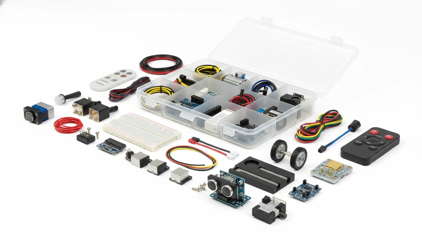 Kit de Robótica Educacional com Sensores