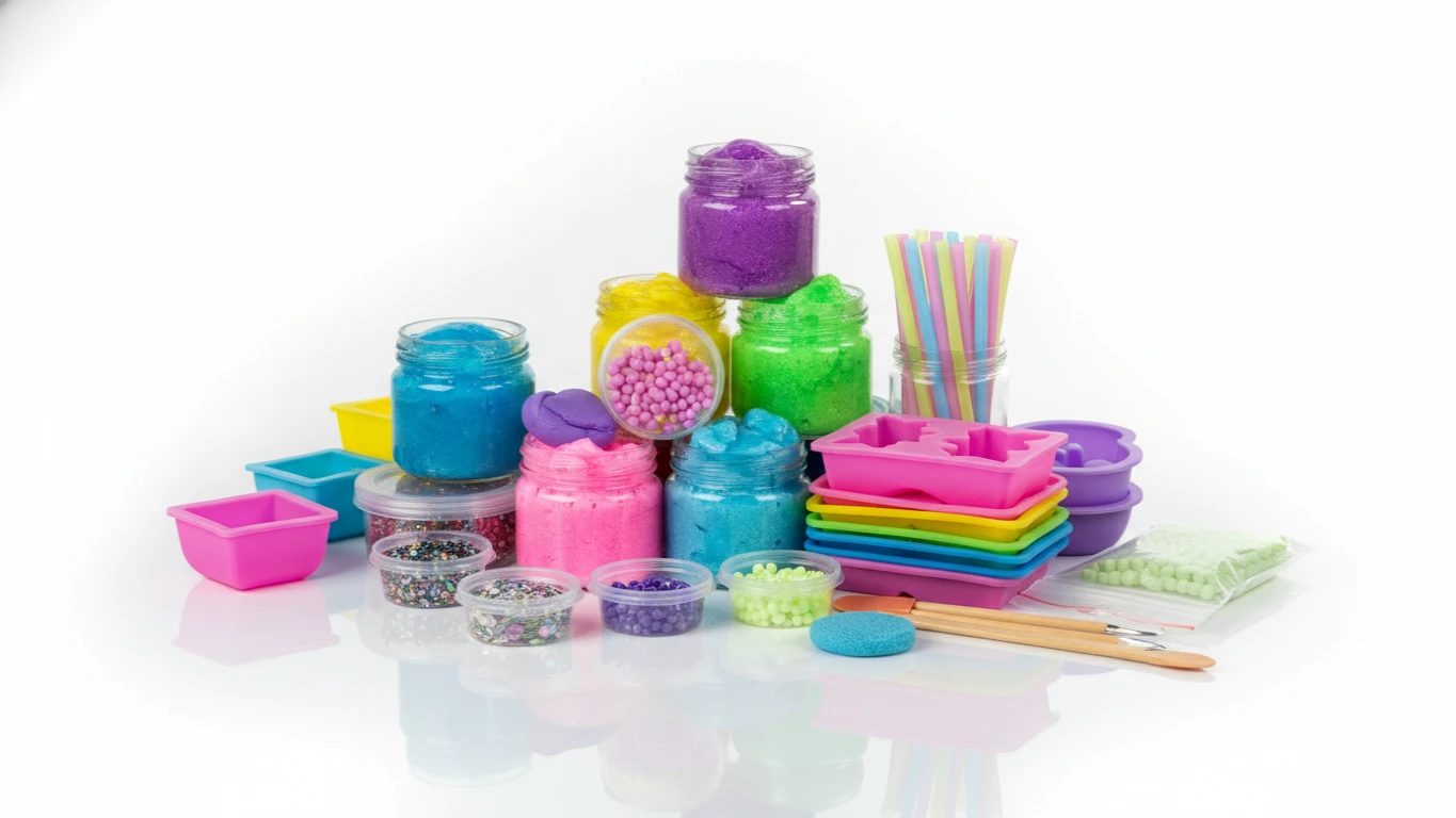 Kit de Slime ou Massa de Modelar Artesanal