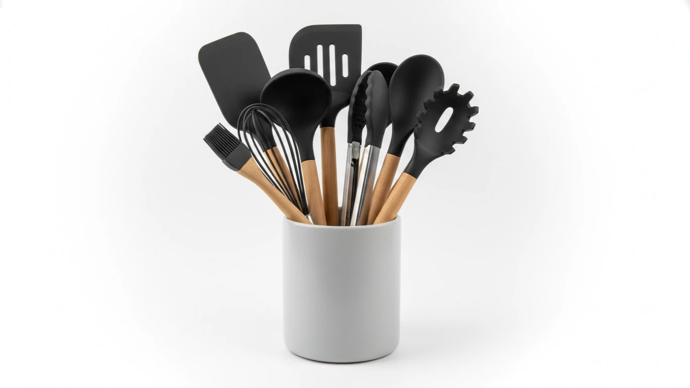 Kit de Utensílios de Cozinha em Silicone