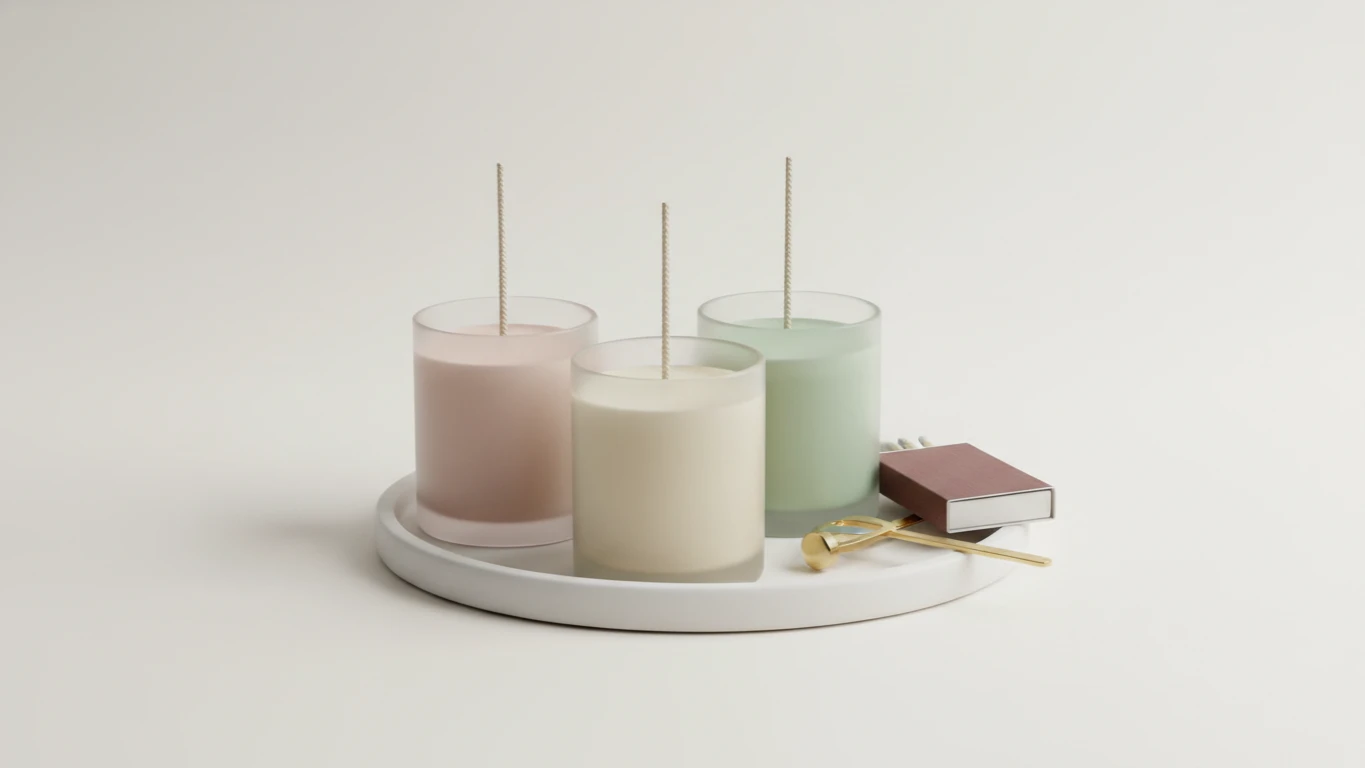 Kit de Velas Aromáticas Premium Artesanais