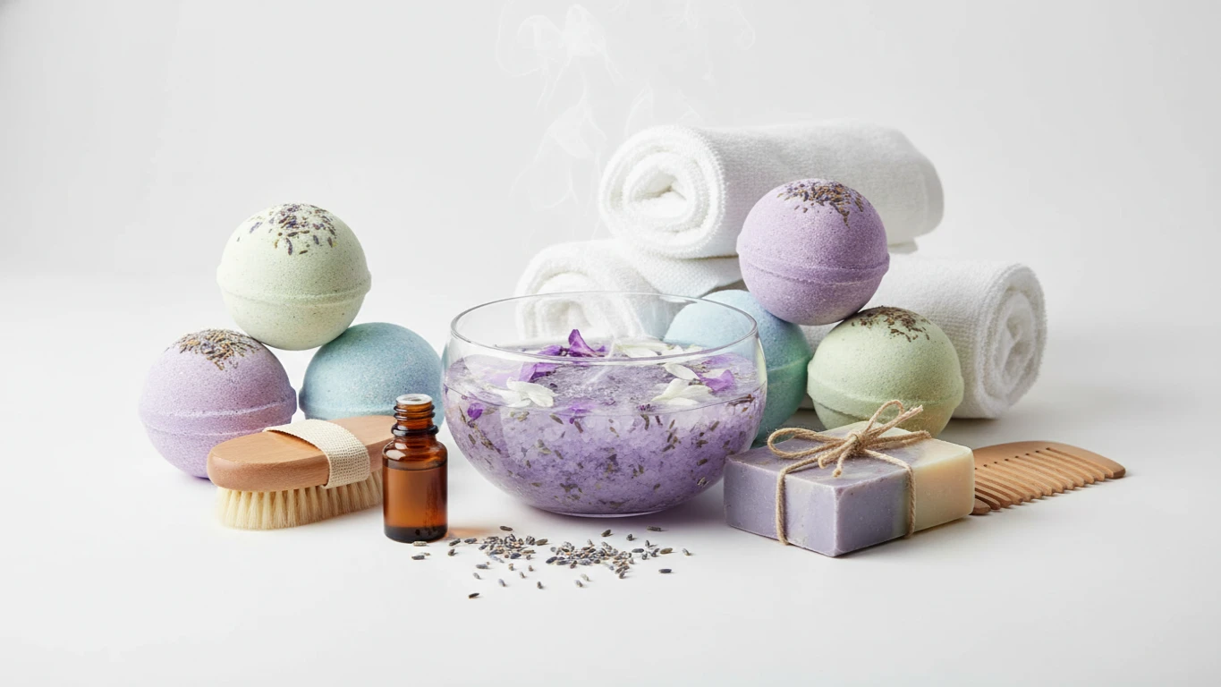 Kit para Banho Relaxante e Aromático