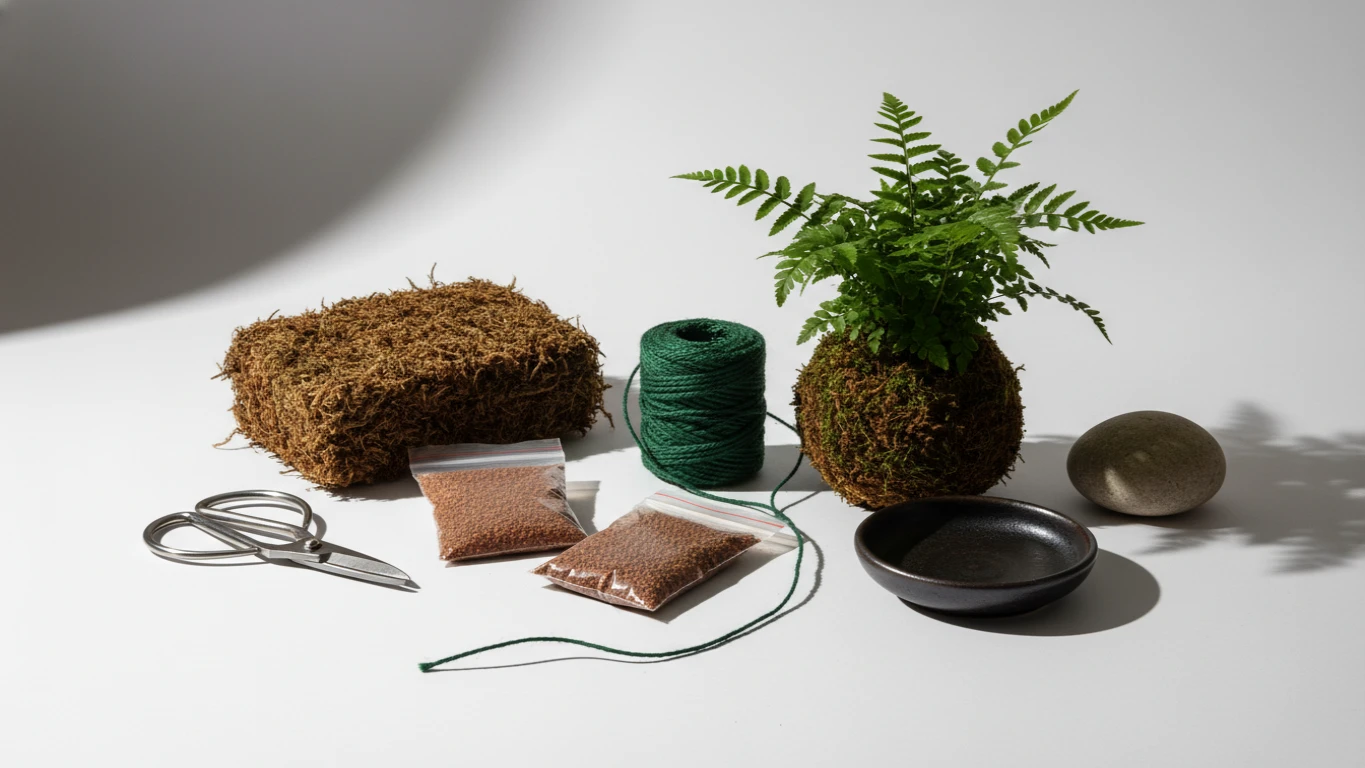 Kit para Criar Kokedama (Jardinagem)