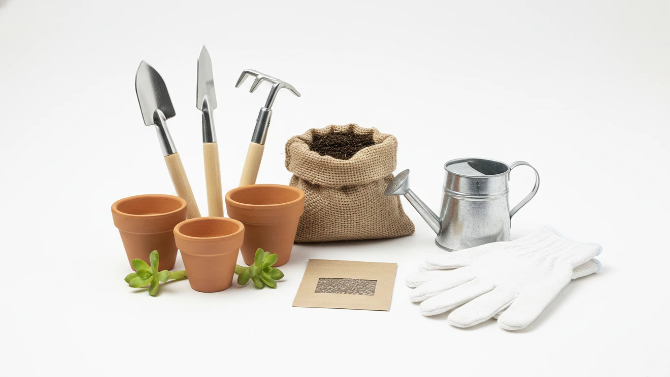 Kit para Jardinagem de Pequenas Plantas