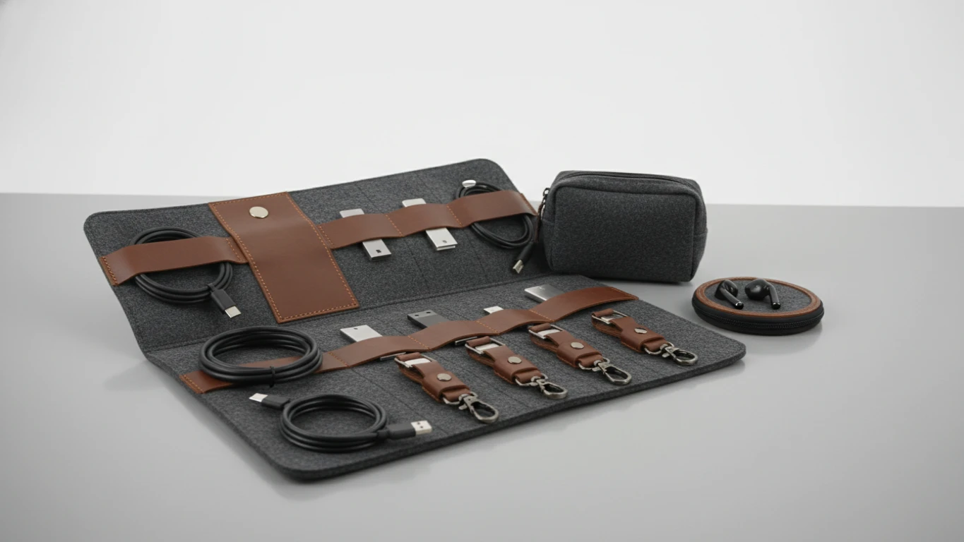 Kit para Organização de Cabos e Gadgets
