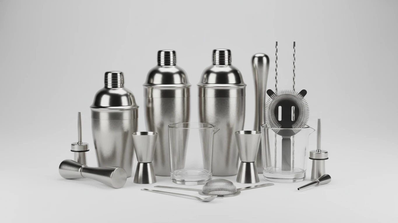 Kit para Preparo de Coquetéis Profissional