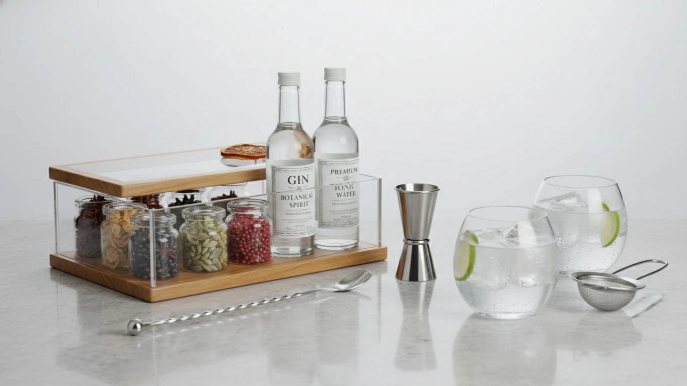 Kit para Preparo de Gin Tônica (não alcoólico)
