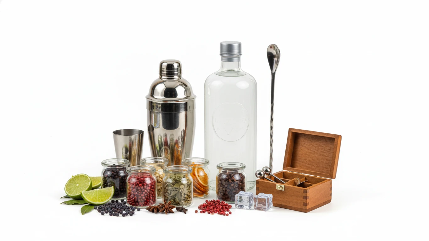 Kit para Preparo de Gin Tônica