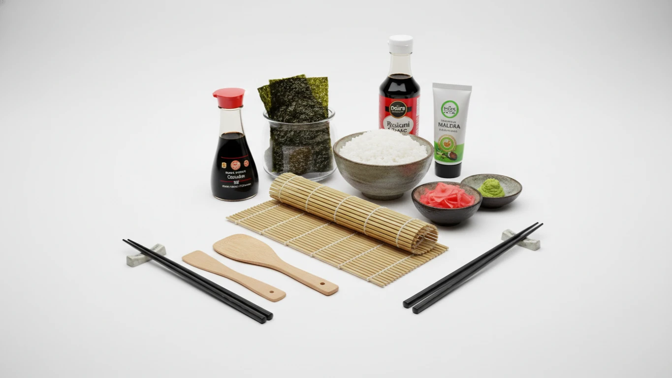 Kit para Preparo de Sushi Caseiro