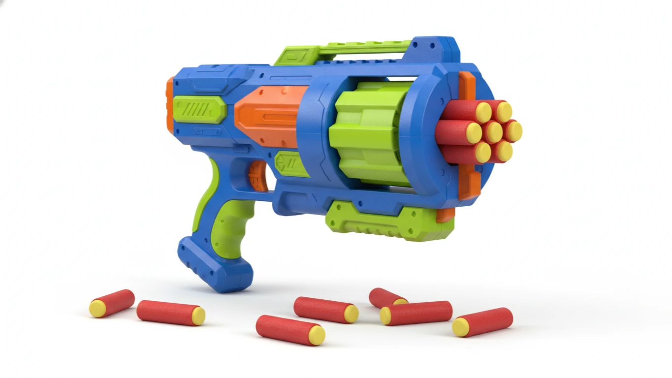 Lançador de Dardos de Espuma Infantil