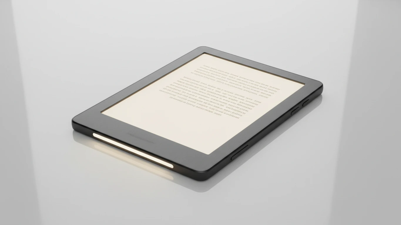 Leitor de E-book Iluminado