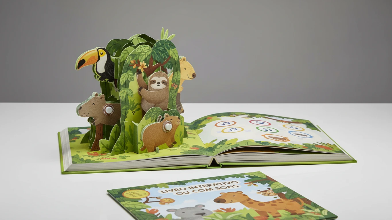 Livro Interativo Pop-Up ou com Sons