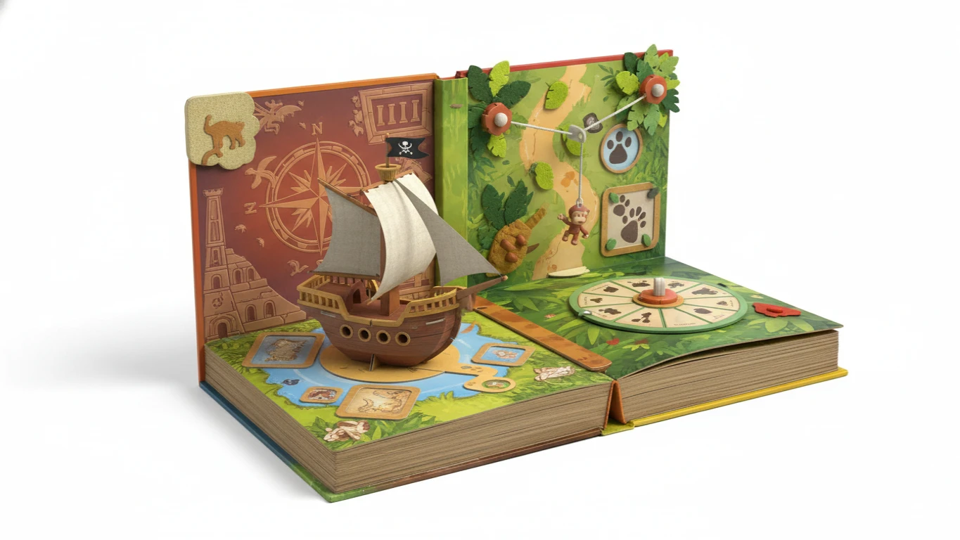 Livro Interativo de Aventuras e Desafios