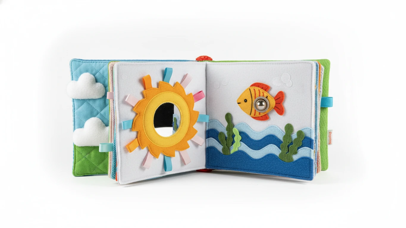 Livro Sensorial de Tecido