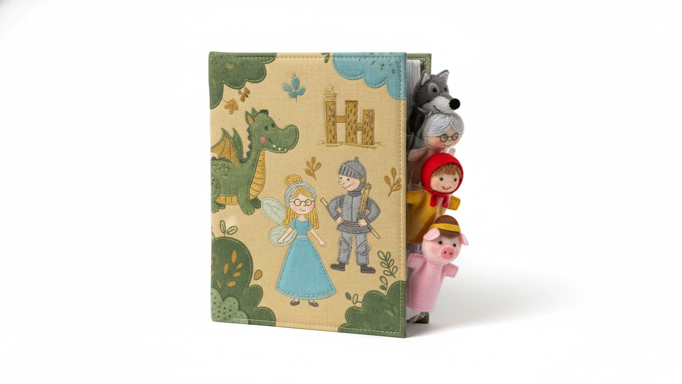 Livro de Contos com Fantoches de Dedo