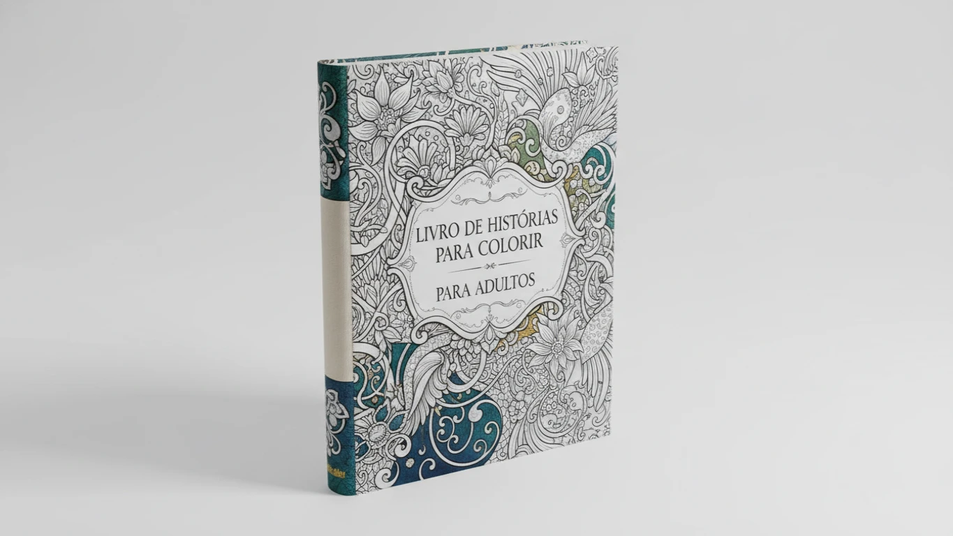 Livro de Histórias para Colorir para Adultos