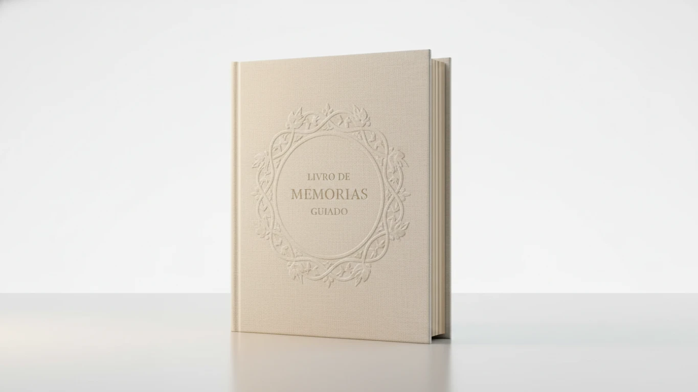 Livro de Memórias Guiado para Registrar Histórias