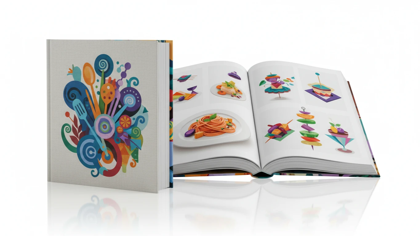 Livro de Receitas de Cozinha Criativa