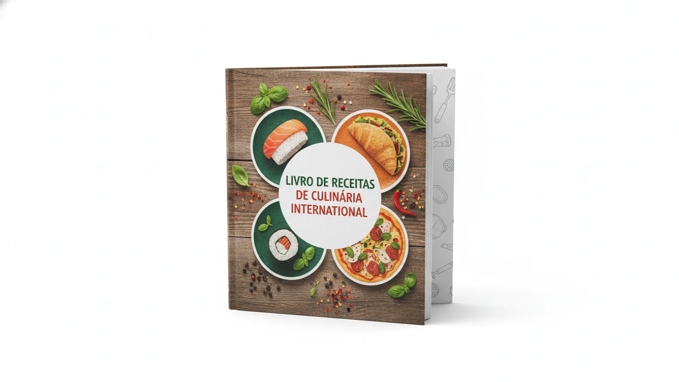 Livro de Receitas de Culinária Internacional