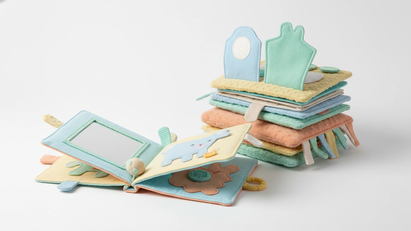 Livros de Pano ou Sensoriais para Bebês