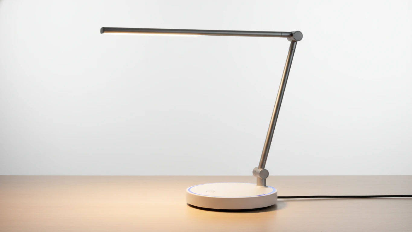 Luminária LED de Mesa com Carregamento Sem Fio