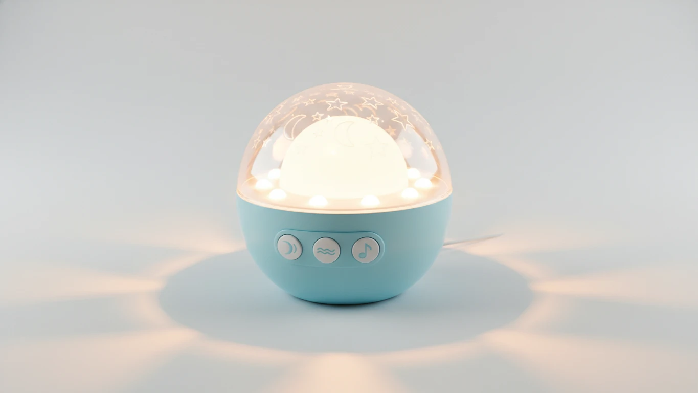 Luminária Noturna Infantil Projetora