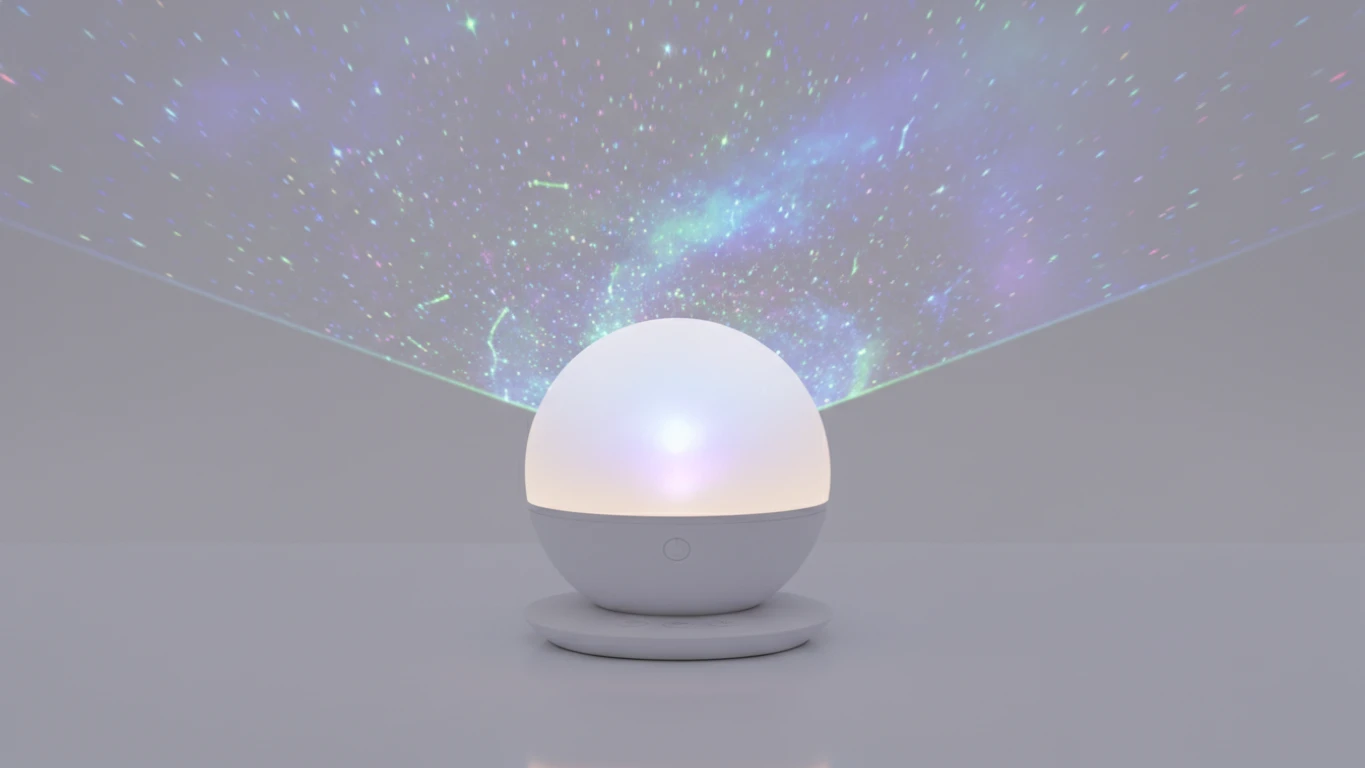 Luminária Noturna com Projetor de Estrelas