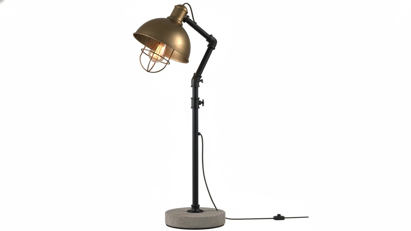 Luminária de Chão com Design Industrial