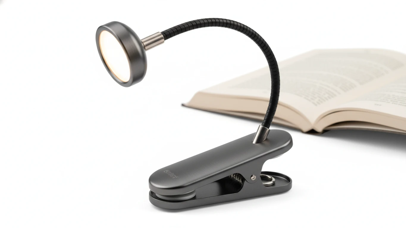 Luminária de Leitura Portátil (Clip-on)