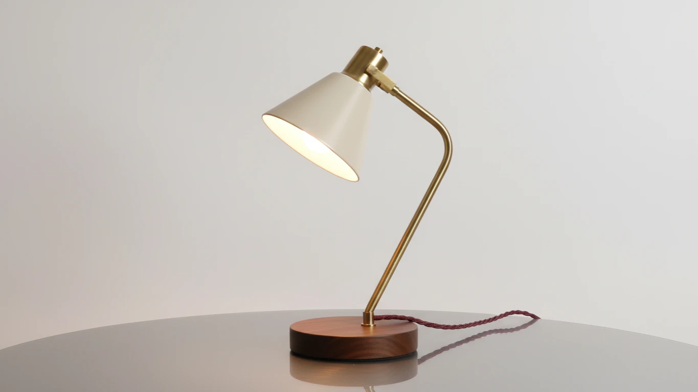 Luminária de Mesa Estilo Retrô