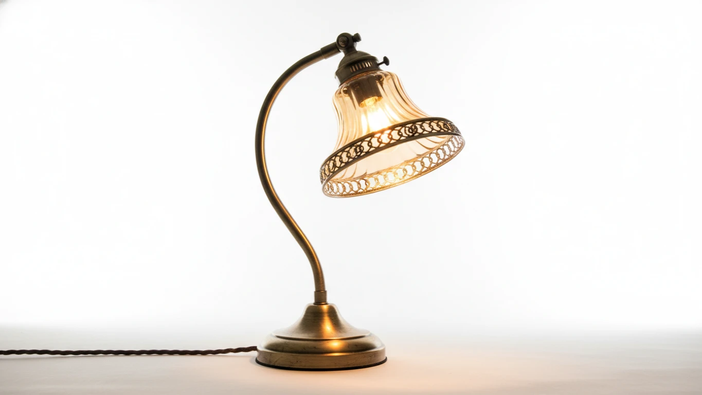 Luminária de Mesa com Design Vintage