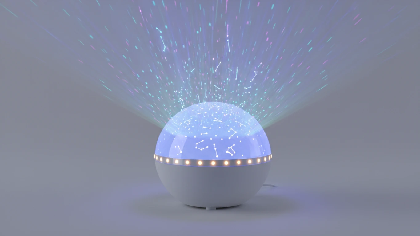 Luminária de Projeção Estrelas e Céu Noturno