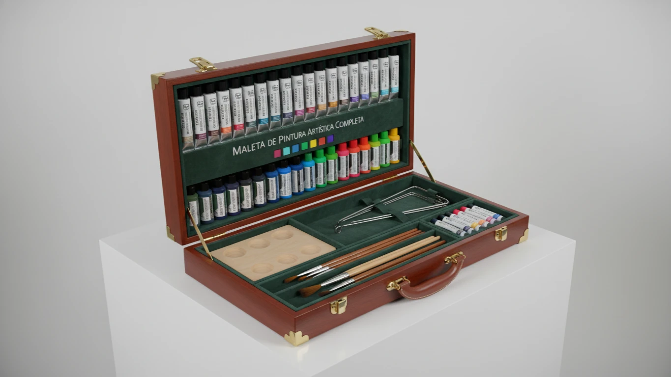 Maleta de Pintura Artística Completa