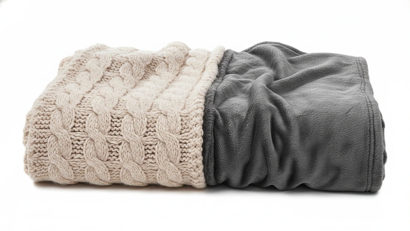 Manta Confortável de Tricô ou Plush