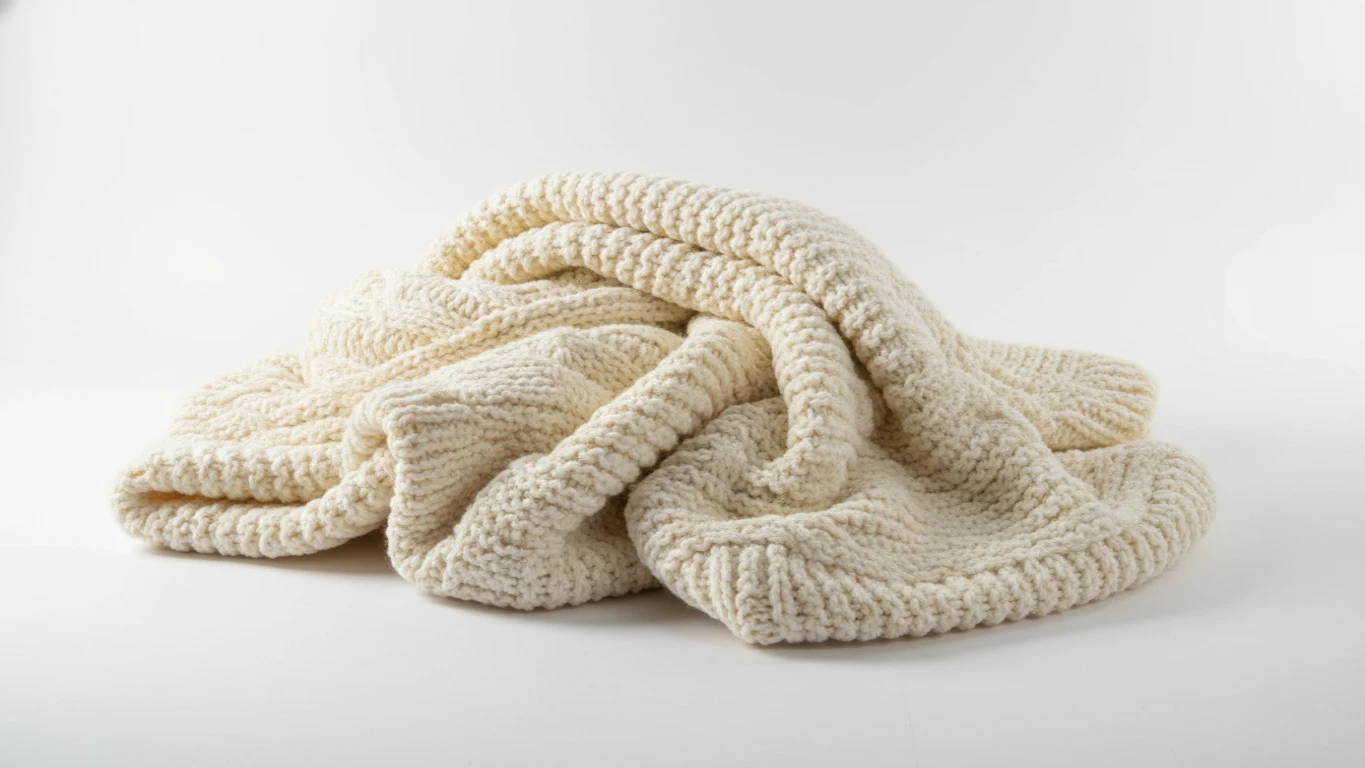 Manta de Tricô Artesanal Confortável