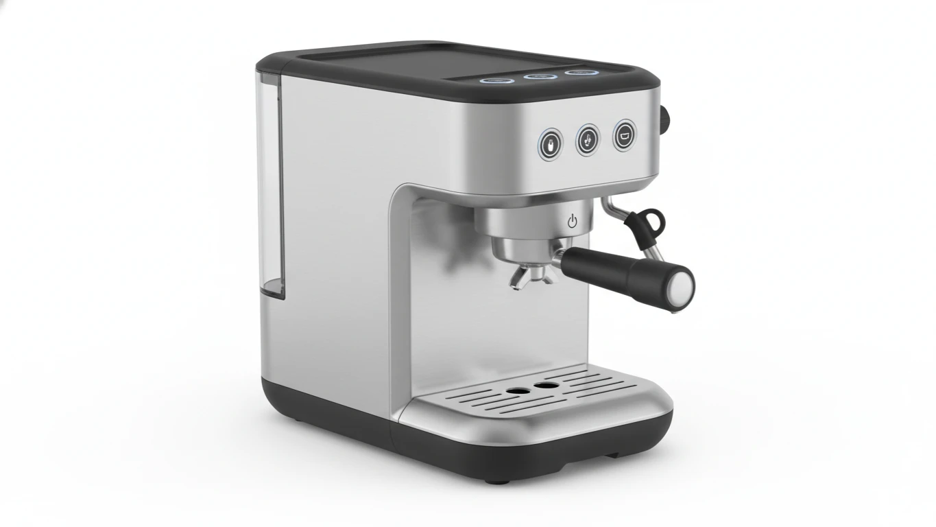 Máquina de Café Espresso Compacta e Design Moderno