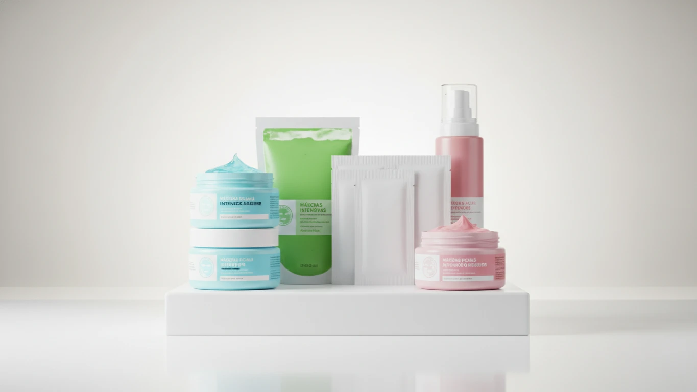 Máscaras Faciais Intensivas (Kit Variado)