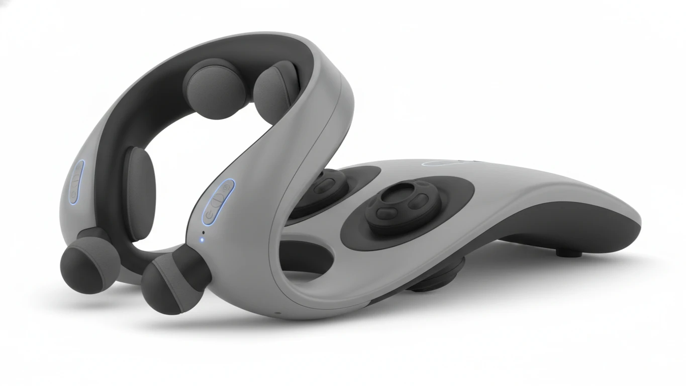 Massageador Elétrico Ergonômico para Pescoço e Costas