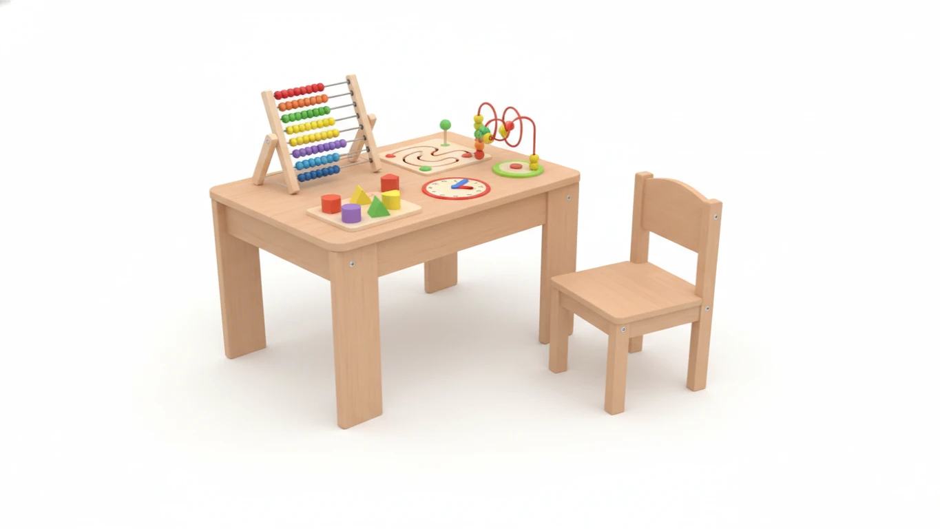 Mesa Didática Infantil com Cadeira