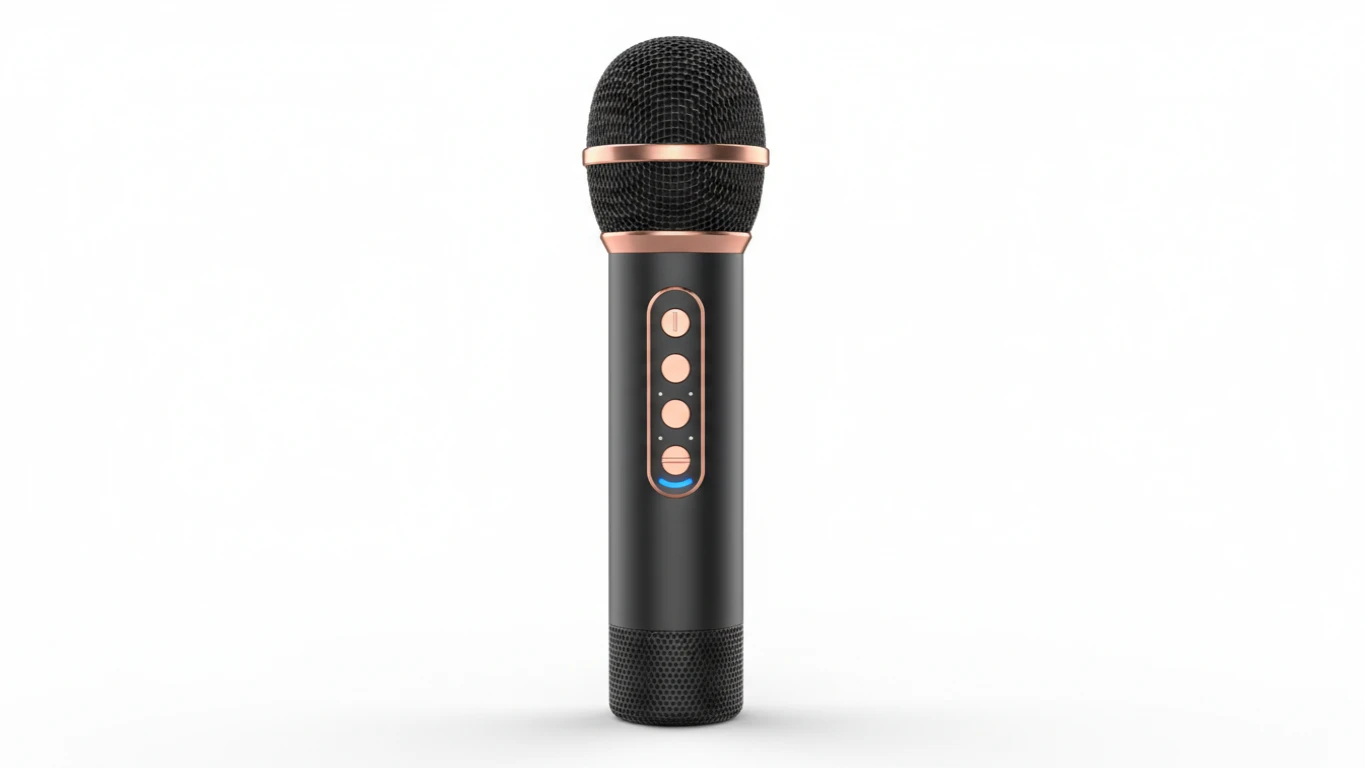 Microfone de Karaokê Portátil com Bluetooth