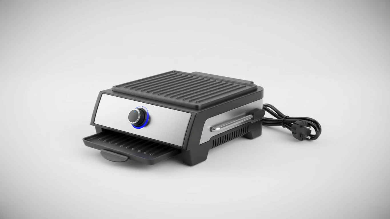 Mini Grill Elétrico Antiaderente