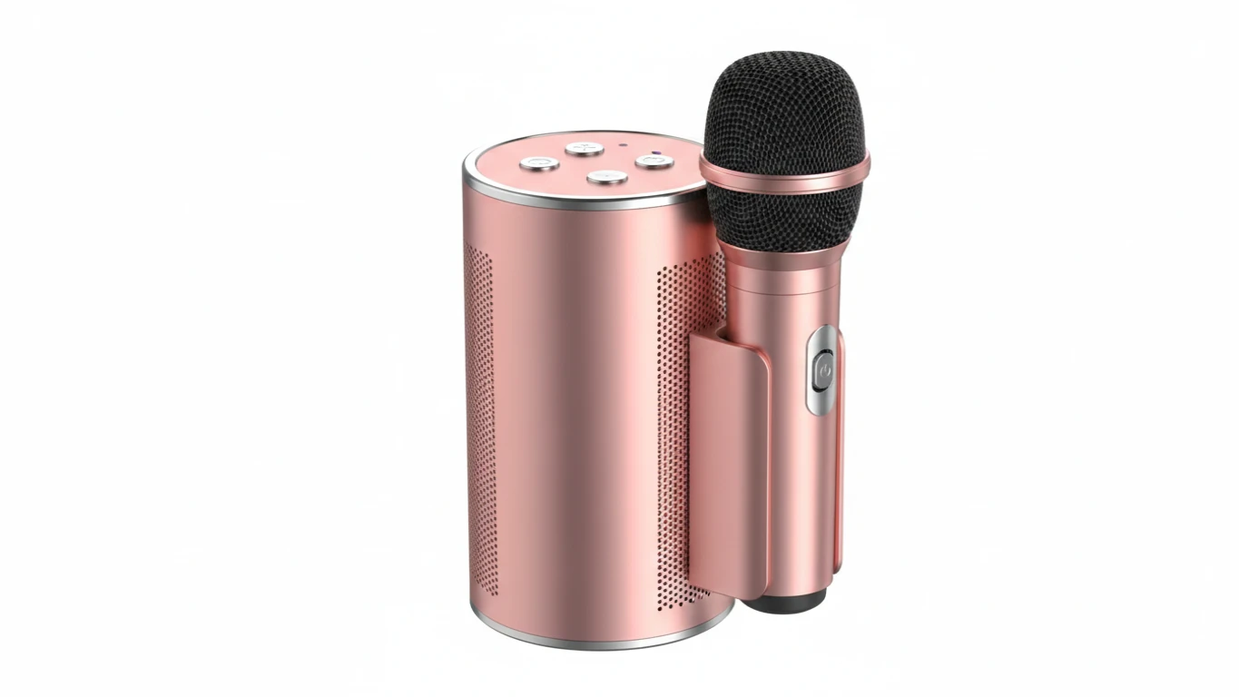 Mini Karaoke com Microfone Bluetooth