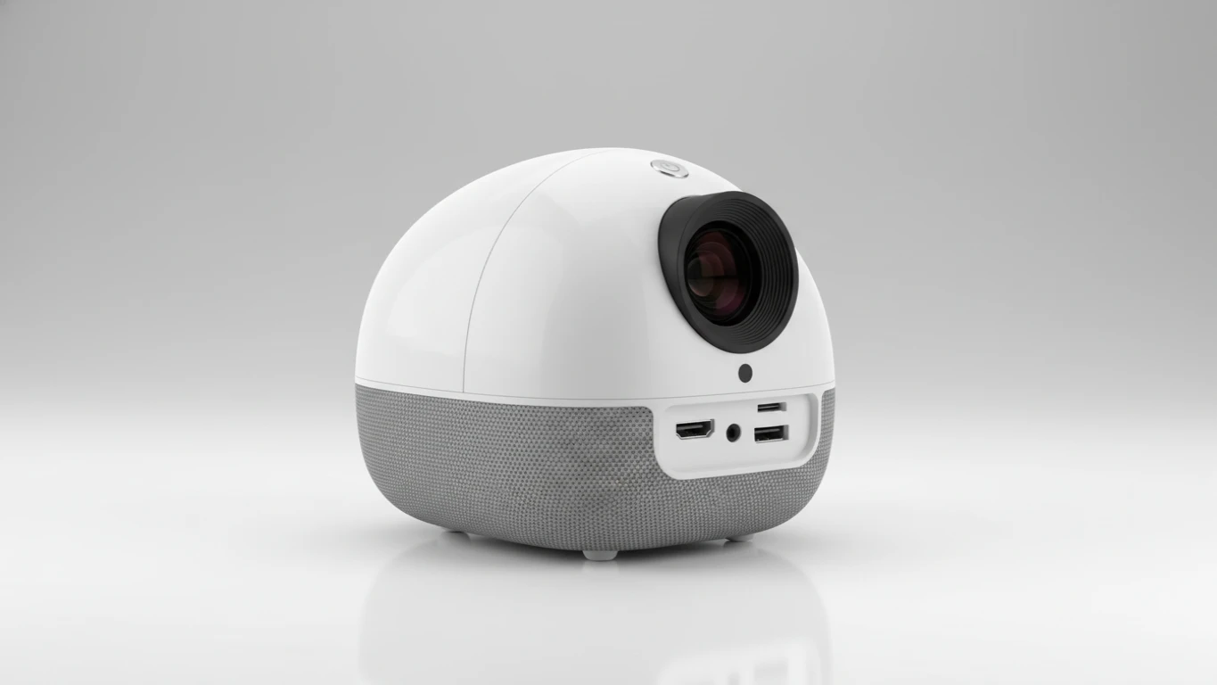 Mini Projetor Portátil para Filmes e Jogos