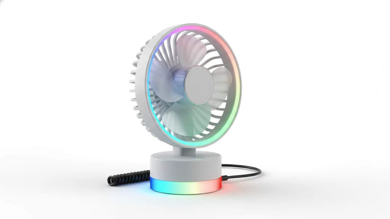 Mini Ventilador USB Portátil com RGB