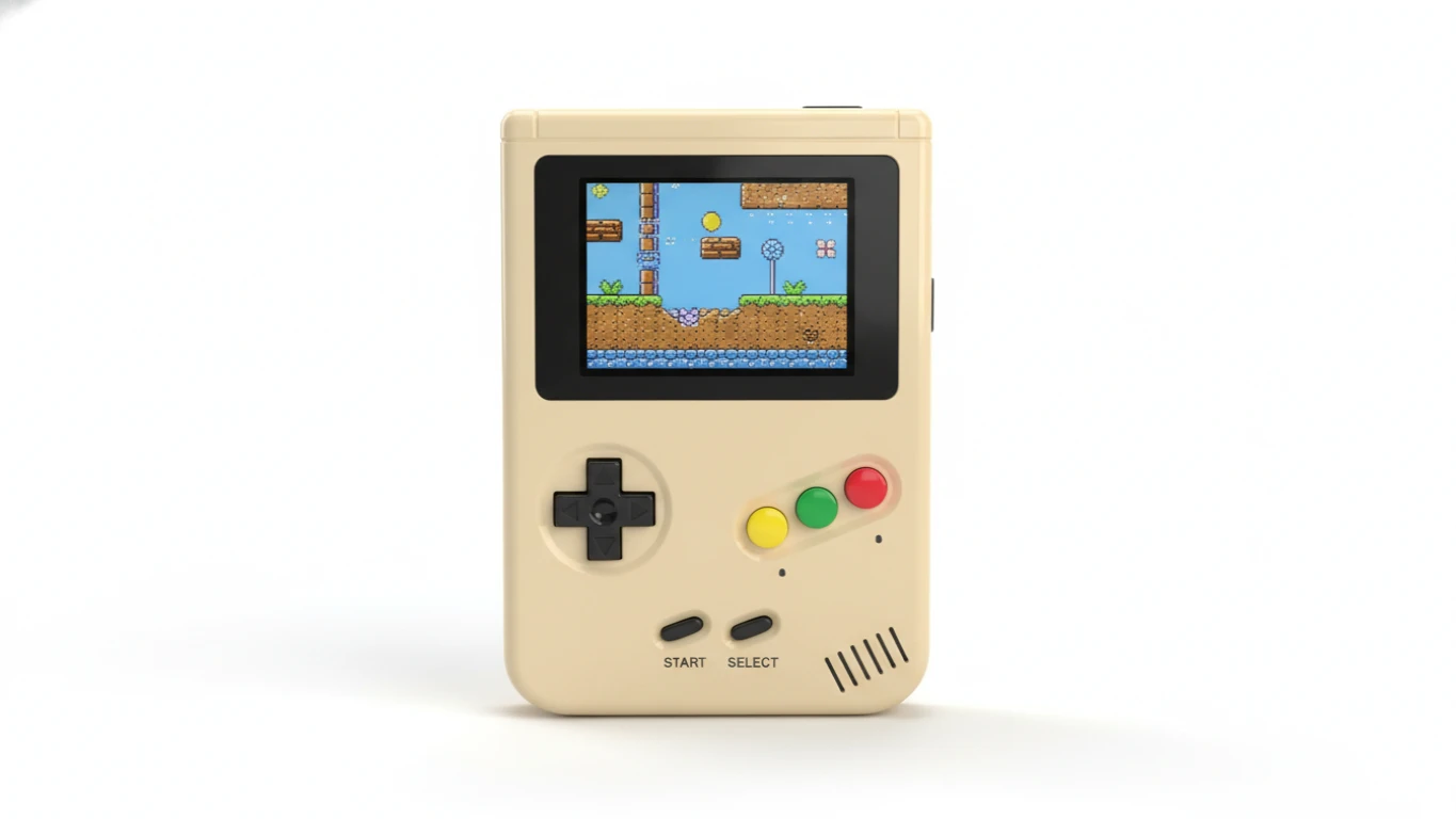 Miniatura de Console Retrô Portátil