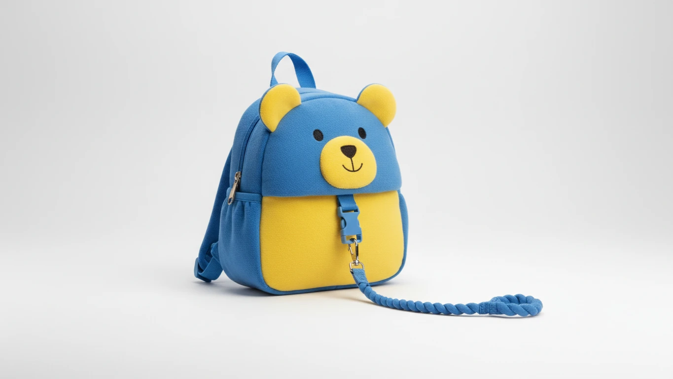 Mochila Infantil com Guia de Segurança